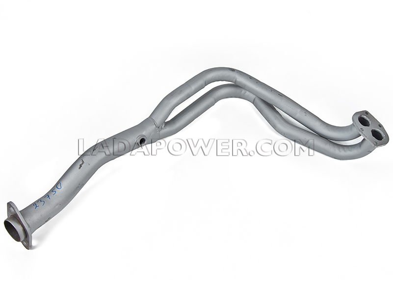 Lada Niva 21214  Intermediate Exhaust Downpipe  (2 bolts, Euro 2, One lambda hole)