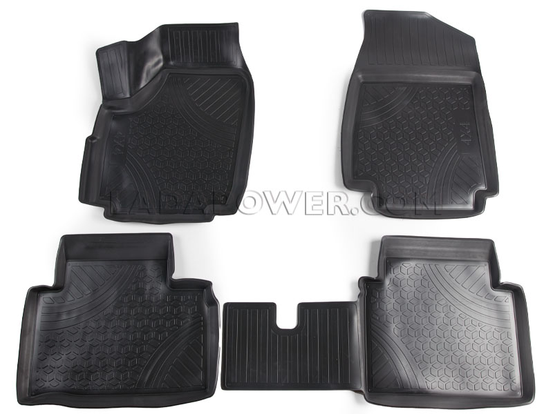 Lada Niva 3 Doors Interior Floor Polyurethane Mats Kit 3D