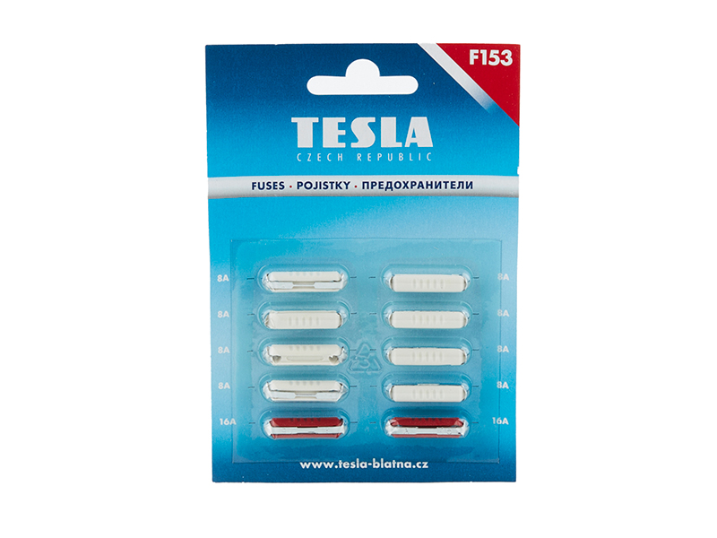 Lada Continental Fuse Set (8A - 6 pcs, 16A - 2 Pcs) TESLA