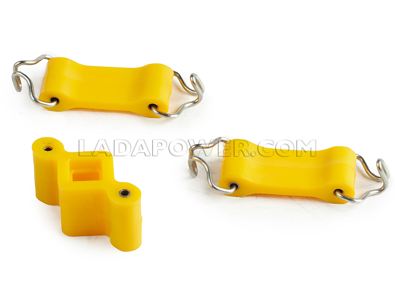 Lada Niva 1600 / 2101-2107 Exhaust Pipe Suspension Kit Polyurethane Yellow