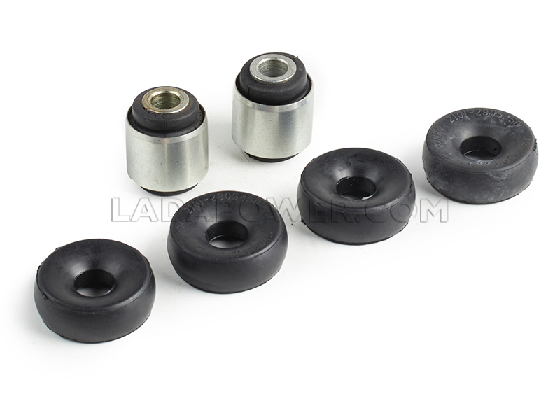 Lada Niva 1976-2009 / 2101-2107 Front Shock Absorber Mounting Rubber Bushing Silentblock Set