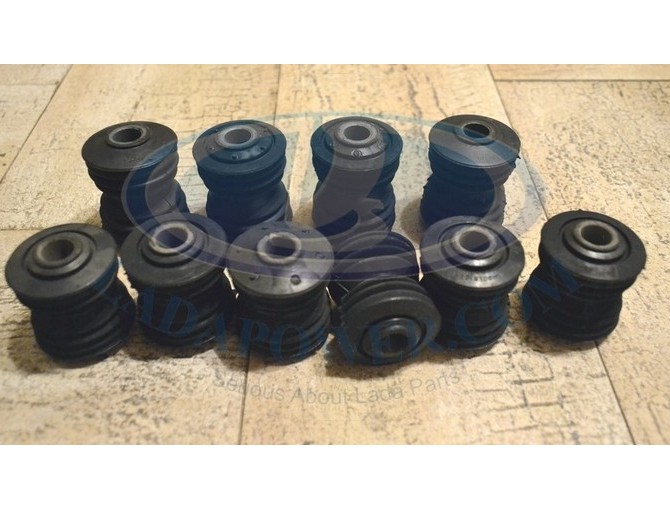 Lada Niva 1976-2015 / 2101-2107 Rear Trailing Control Arm & Panhard Rod Bushing Set With Sleeves