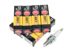 Lada Niva 1700 / 2107 Multipoint Injection MPI NGK Spark Plug Set 4 Pcs.