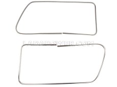 Lada Niva Rear Side Window Glass Chrome Trim Moulding Kit L+R
