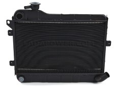 Lada Laika Riva SW 2104 2105 2107 2 Row Copper Radiator With Connection For Sensor
