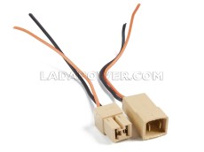 Lada 2 Pin Male + Female Wire Connector Socket Set