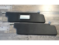 Lada Niva 1600 1700 Sunvisor Hard Kit L+R + Mirror Black