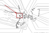 Lada 2108-2115 Door Operating Link Rod  Clamp