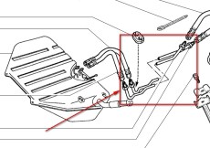 Lada Niva 21214 (Euro II) Fuel Supply And Return Pipes Kit