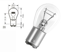 Lada Taillight And Sidelight Lamp Bulb P21/4W 12V