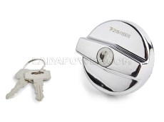 Lada Niva / 2107 Injection / Samara Fuel Tank Filler Cap + Keys Chrome Plastic